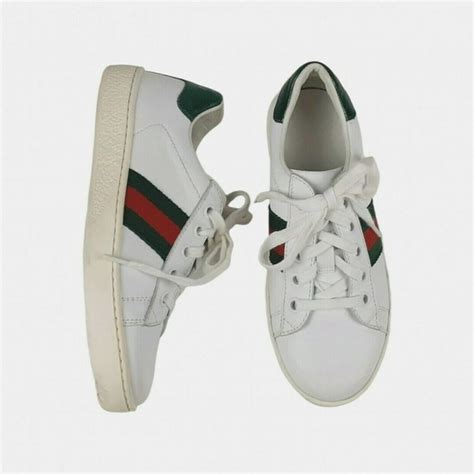 gucci children's ace sneakers|Children's Gucci Ace leather sneaker .